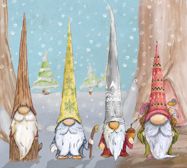 SunDance Graphics | Image Detail - 13292B - Winter Christmas Gnomes ...