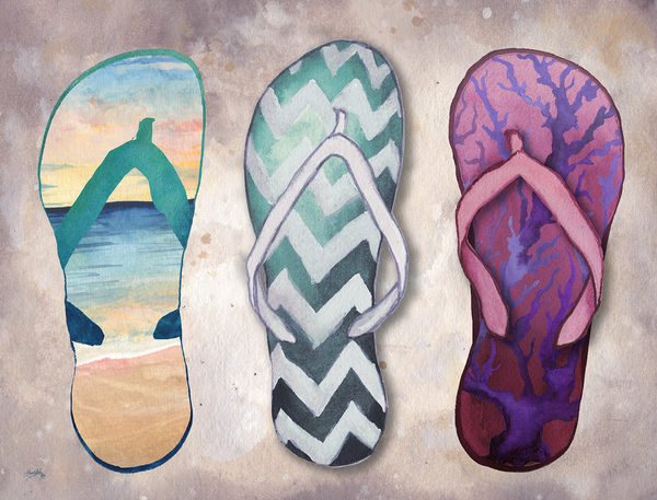 coastal flip flops