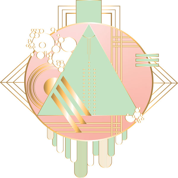 SunDance Graphics Image Detail 14749 Art Deco Circle